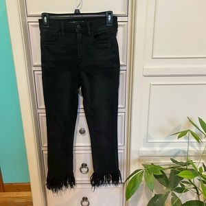 American Eagle Fringe Jeans